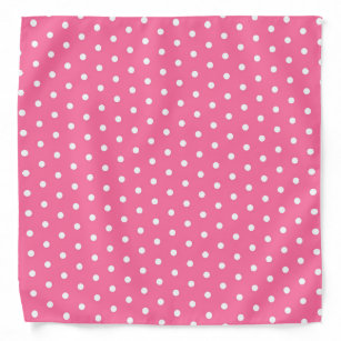 Polka Dot Pattern   Pink Bandana