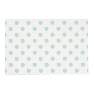Polka dot pattern placemat