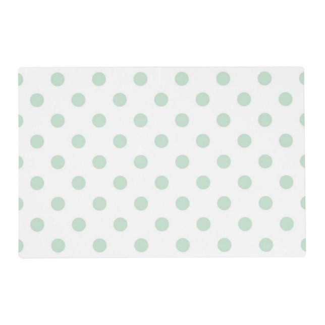 Polka dot pattern placemat (Front)