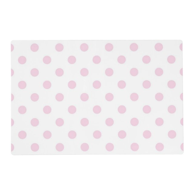 Polka dot pattern placemat (Front)