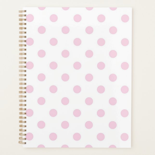 Polka dot pattern planner (Front)