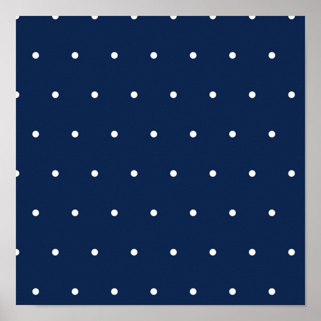 Polka dot pattern poster (Front)