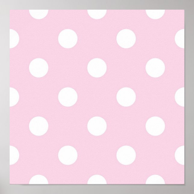 Polka dot pattern poster (Front)