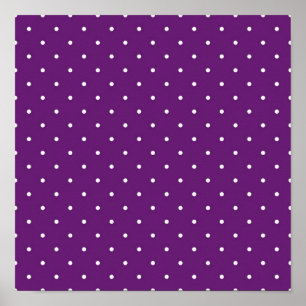 Polka dot pattern poster