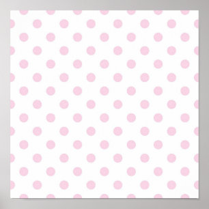 Polka dot pattern poster