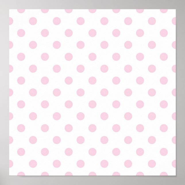 Polka dot pattern poster (Front)