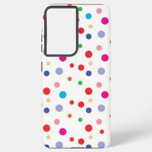 Polka dot pattern samsung galaxy s21 ultra case