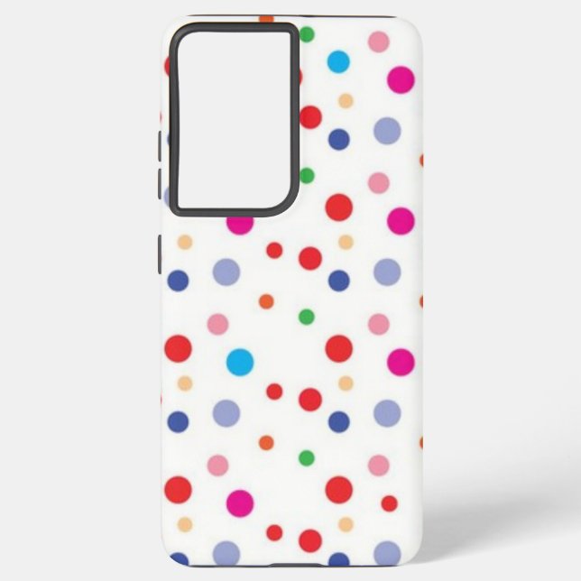 Polka dot pattern samsung galaxy case (Back)