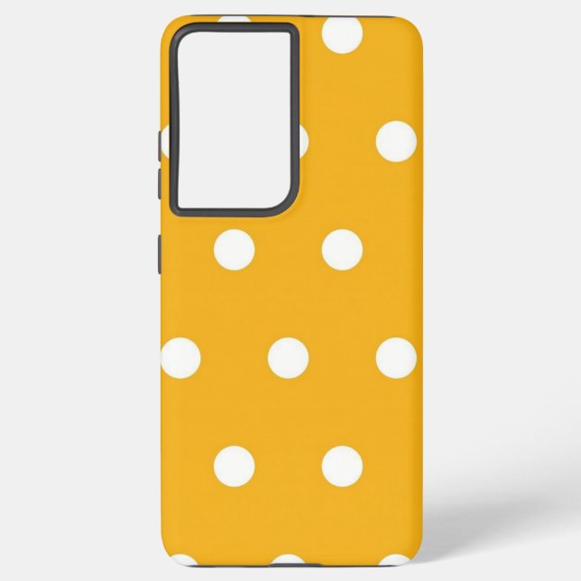 Polka dot pattern samsung galaxy case (Back)