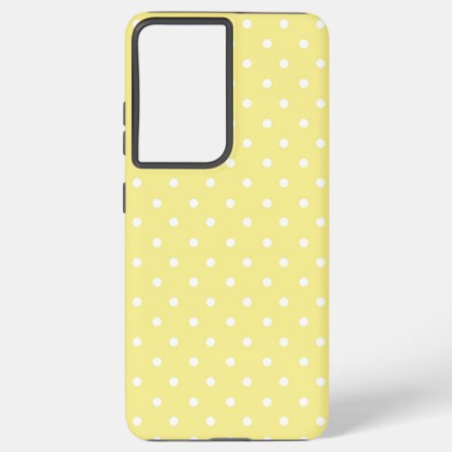 Polka dot pattern samsung galaxy s21 ultra case