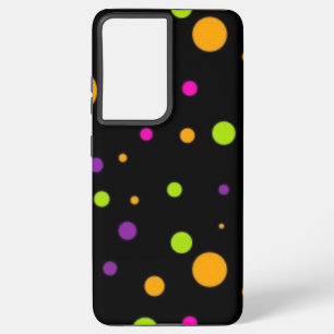 Polka dot pattern samsung galaxy s21 ultra case