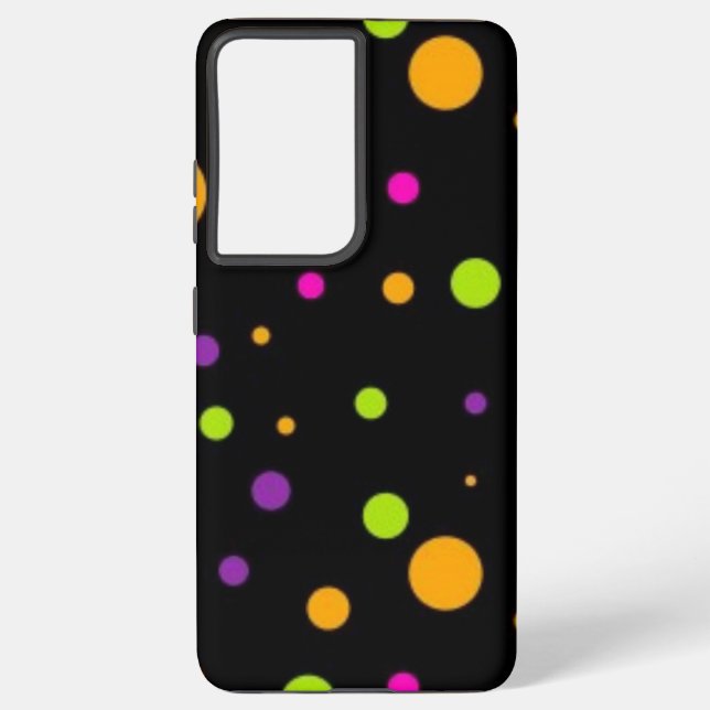 Polka dot pattern samsung galaxy case (Back)