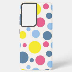 Polka dot pattern samsung galaxy s21 ultra case