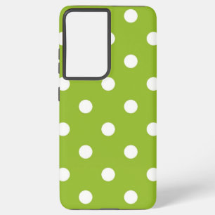 Polka dot pattern samsung galaxy s21 ultra case