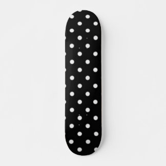 Polka dot pattern skateboard