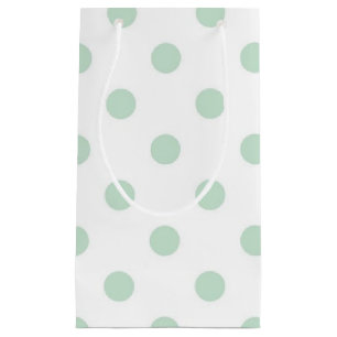 Polka dot pattern small gift bag