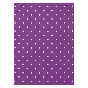 Polka dot pattern tablecloth