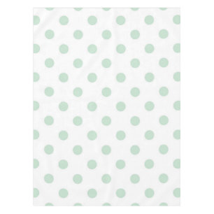 Polka dot pattern tablecloth