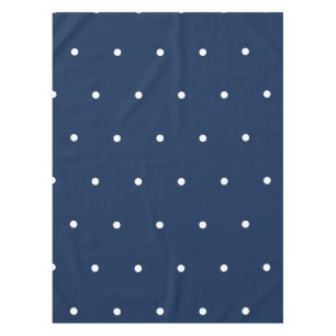 Polka dot pattern tablecloth