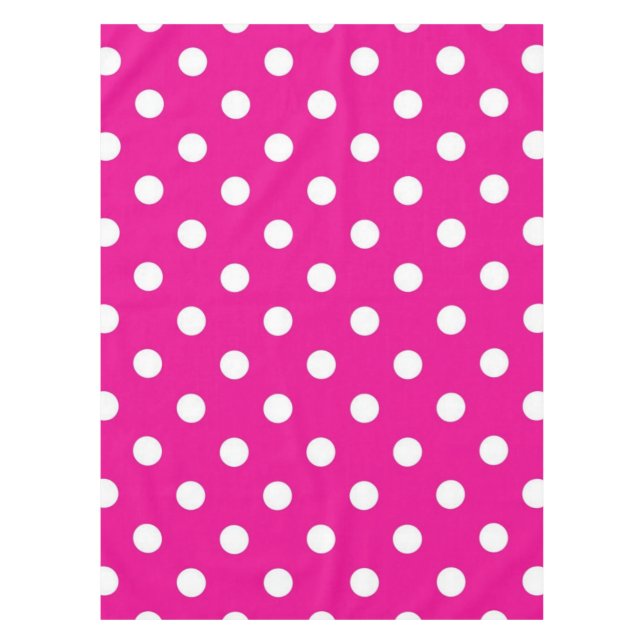 Polka dot pattern tablecloth (Front)