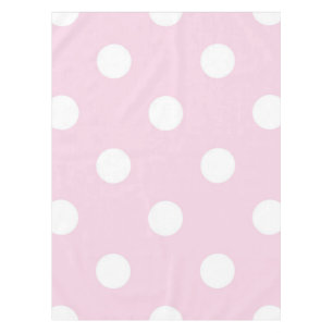 Polka dot pattern tablecloth