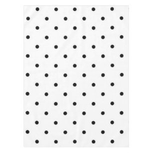 Polka dot pattern tablecloth