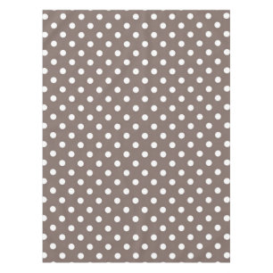 Polka dot pattern tablecloth