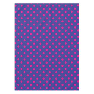 Polka dot pattern tablecloth