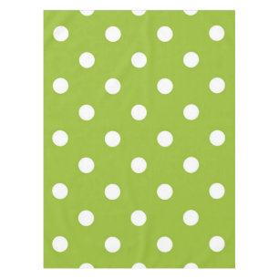 Polka dot pattern tablecloth