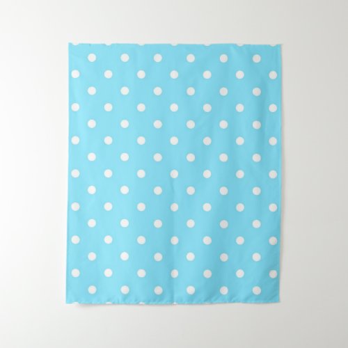 Polka dot pattern tapestry