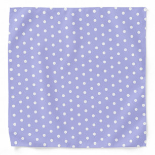 Polka Dot Pattern   Violet Bandana