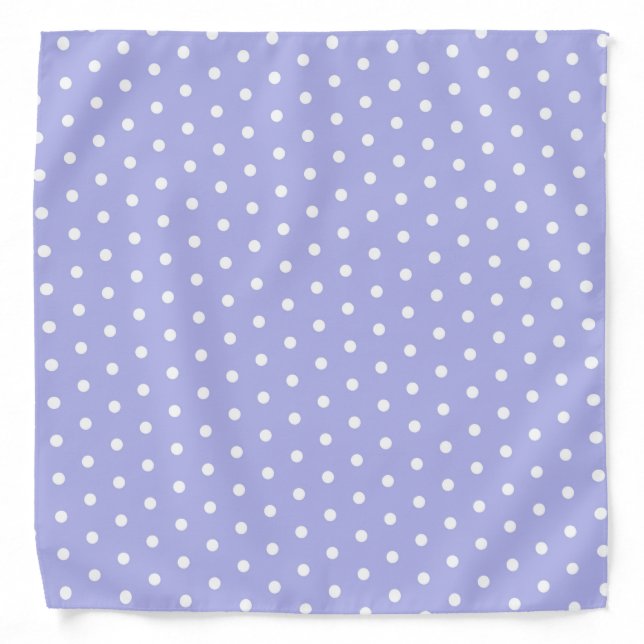 Polka Dot Pattern | Violet Bandana (Front)