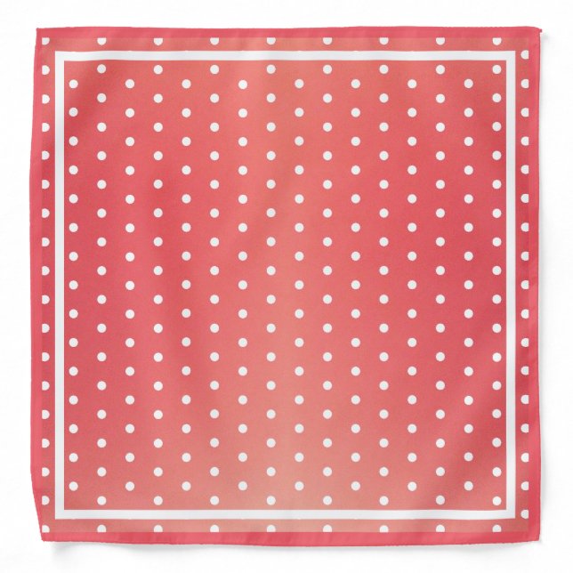 Polka Dot Patterned Bandana (Front)