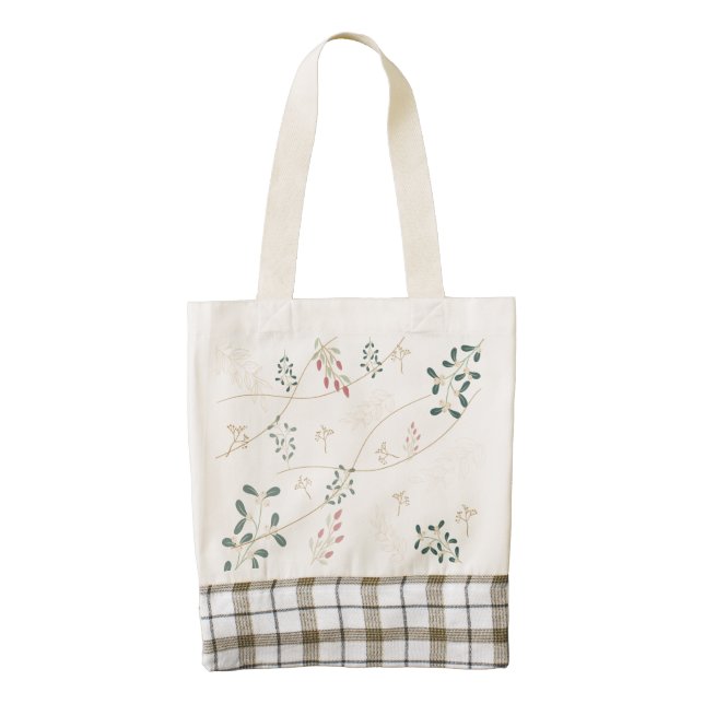 "Polka Dot Perfection: Classic White Dotted Tote B (Front)
