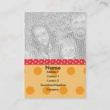 Polka Dot Photo Card