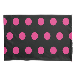 gold polka dot pillowcase