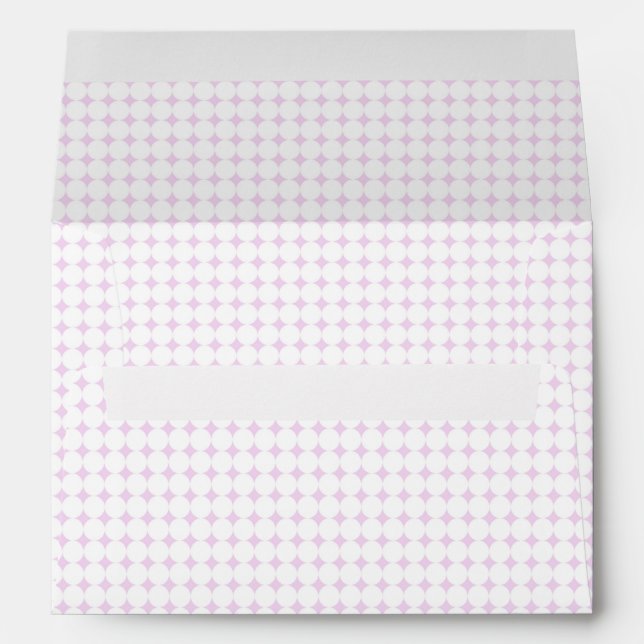 Polka Dot Pink envelope (Back (Bottom))