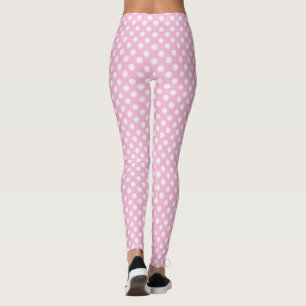 Polka Dot Pink Leggings