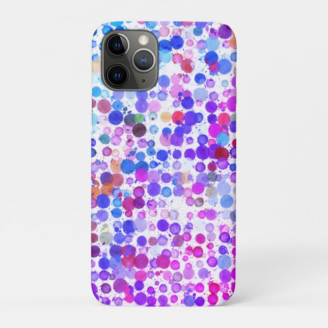 Polka Dot Pixly Case-Mate iPhone Case (Back)