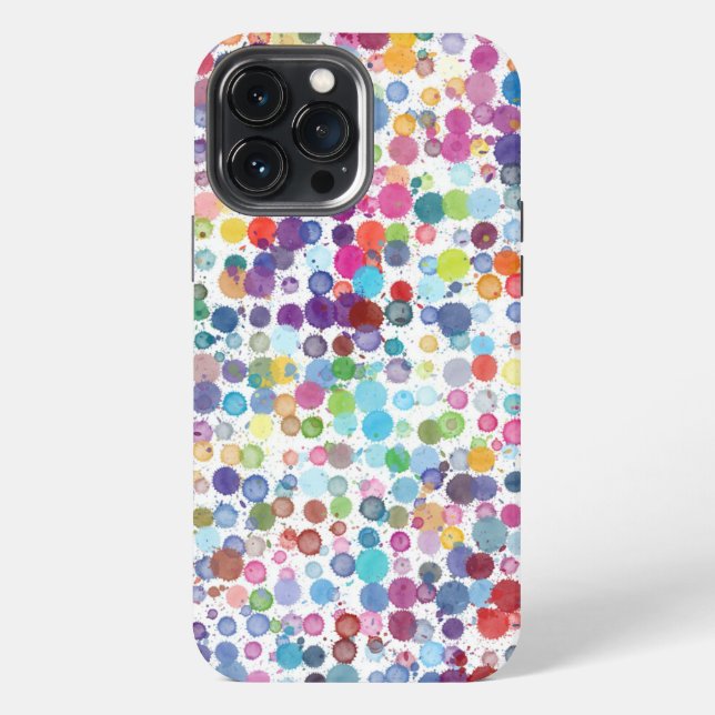 Polka Dot Pixly Phone Case (Back)