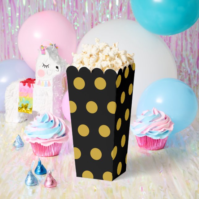 Polka Dot Popcorn Favor Boxes (Party)