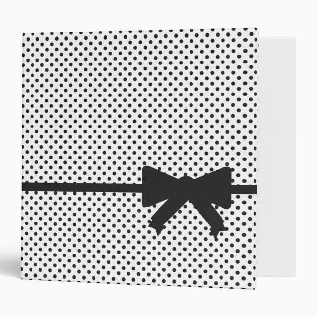 Polka Dot Present "2" Binder (Front/Inside)