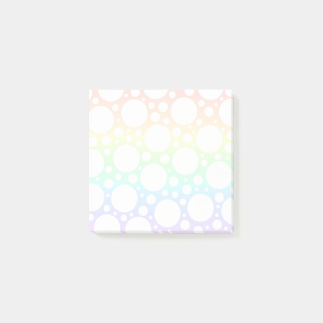 Polka Dot Rainbow Gradient Notes (Front)