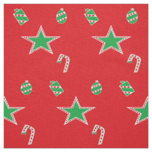 Polka Dot Red Christmas Fabrics KriyasCollection Fabric