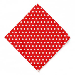 Polka Dot Red Rosie the Riveter Bandana