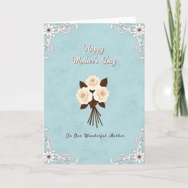 Polka Dot Roses Admiration Card (Front)