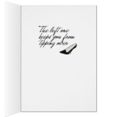 Polka Dot Shoe Card (Inside (Right))