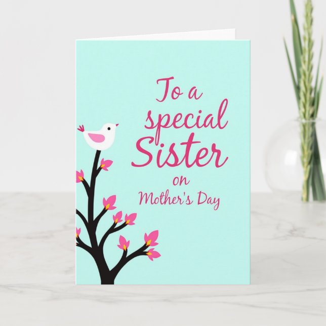 Polka Dot Sister Mothers Day Card (Front)