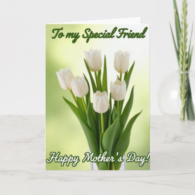 Polka Dot Special Friend Card (Front)