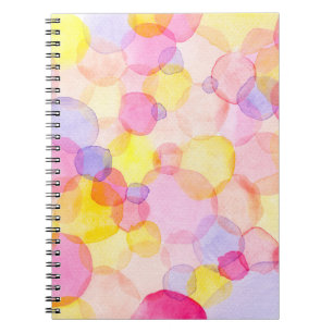 Polka Dot Splash: Colorful Watercolor Notebook